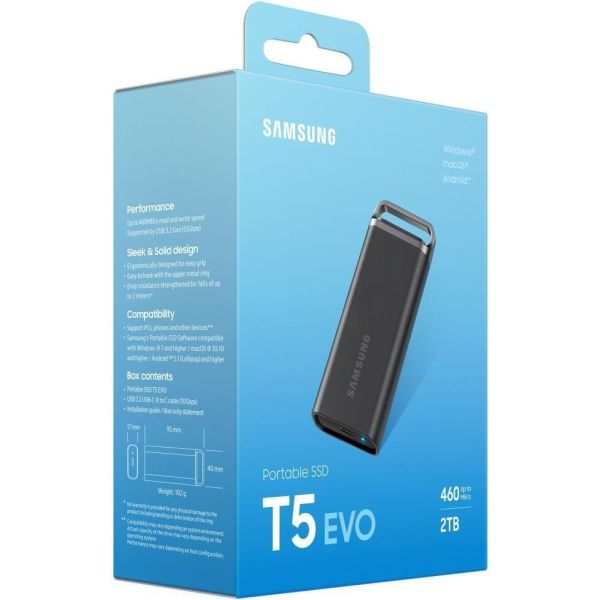 SSD накопитель Samsung T5 EVO 2TB (MU-PH2T0S) фото №10