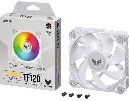 Вентилятор ASUS TUF Gaming TF120 ARGB White (90DA0033-B09000) фото №4