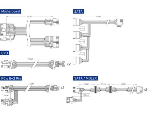 Блок питания FSP Vita GM 650W (VITA-650GM) фото №6
