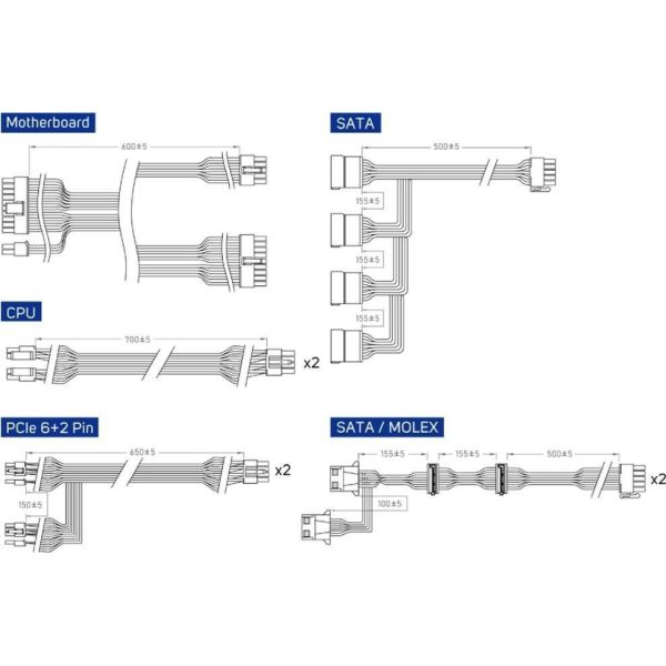 Блок питания FSP Vita GM 650W (VITA-650GM) фото №6