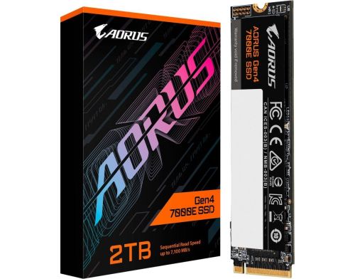 SSD накопичувач GIGABYTE AORUS 7000E Gen4 2 TB (AG470E2TB) фото №4