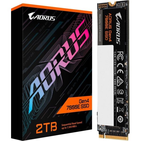 SSD накопичувач GIGABYTE AORUS 7000E Gen4 2 TB (AG470E2TB) фото №4