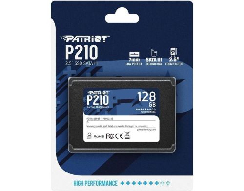SSD накопитель PATRIOT P210 128 GB (P210S128G25) фото №4