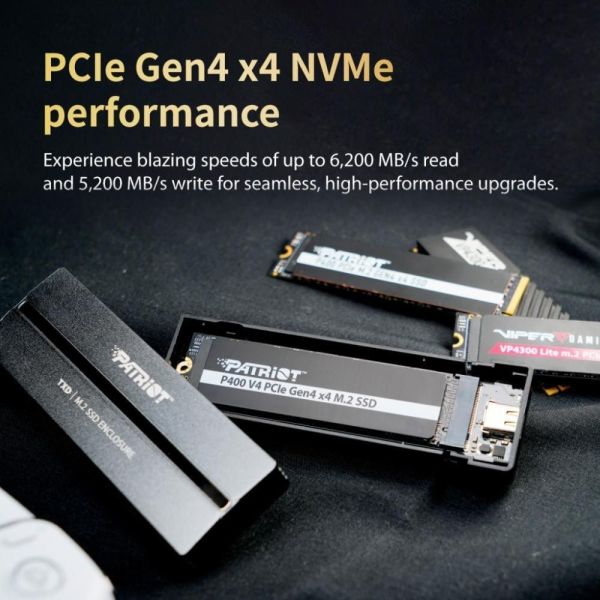 SSD накопитель PATRIOT P400 V4 1 TB (P400VP1TBM28H) фото №5