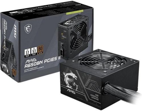 Блок питания MSI MAG A650BN PCIE5 II фото №2