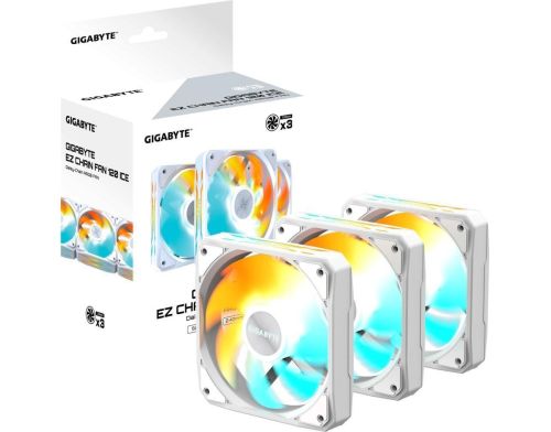 Вентилятор GIGABYTE EZ CHAIN ​​FAN 120 ICE (GP-GBT EZFAN1203 ICE) фото №10