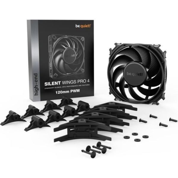 Вентилятор be quiet! Silent Wings PRO 4 120 PWM (BL098) фото №6