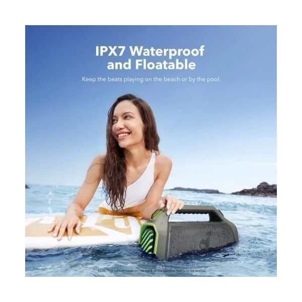 Портативная колонка Anker SoundCore Boom 2 Plus Green (A3134061) фото №6