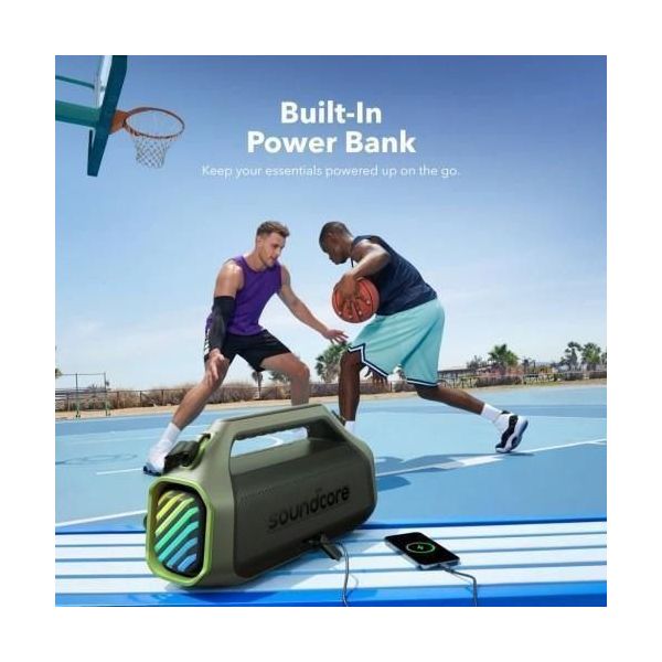 Портативная колонка Anker SoundCore Boom 2 Plus Green (A3134061) фото №7