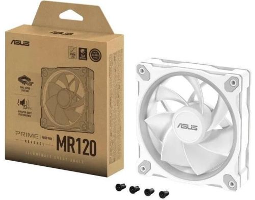 Вентилятор ASUS PRIME MR120 REVERSE ARGB White (90DA00L3-B09000) фото №6