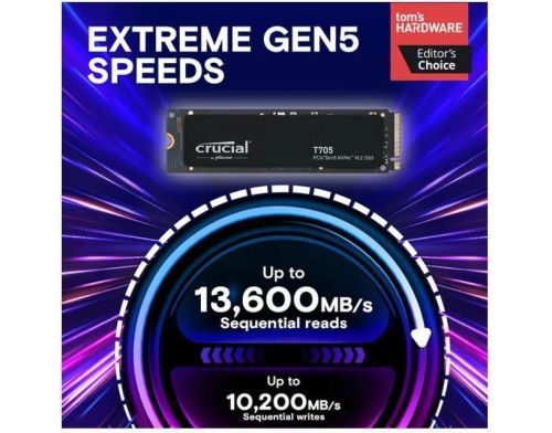 SSD накопитель Crucial T705 1 TB (CT1000T705SSD3) фото №2