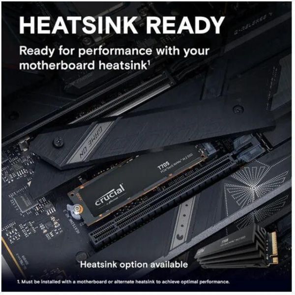 SSD накопитель Crucial T705 1 TB (CT1000T705SSD3) фото №4