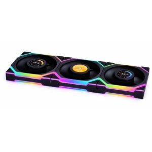 Вентилятор Lian Li Uni Fan SL Wireless LCD 120-3 Black (G99.12SLLCD1W3B.00)