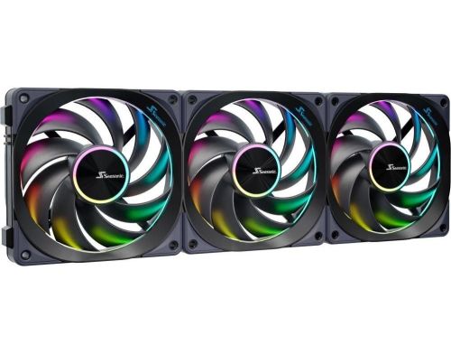 Вентилятор SeaSonic MagFlow 120 ARGB 3-pack (MAGFLOW-ARGB-3) фото №2