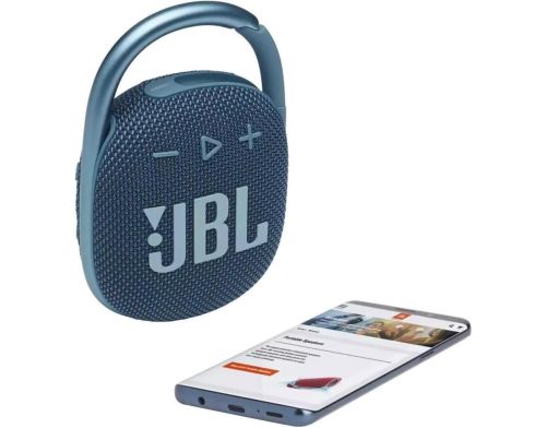 Портативная колонка JBL Clip 4 Blue (JBLCLIP4BLU) фото №7