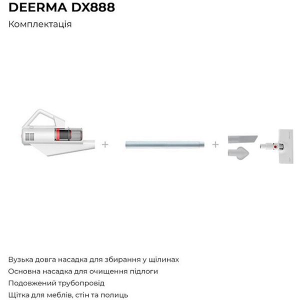 Пылесос 2в1 (вертикальный+ручной) Deerma Multipurpose Carrying Vacuum Cleaner DX888 фото №9