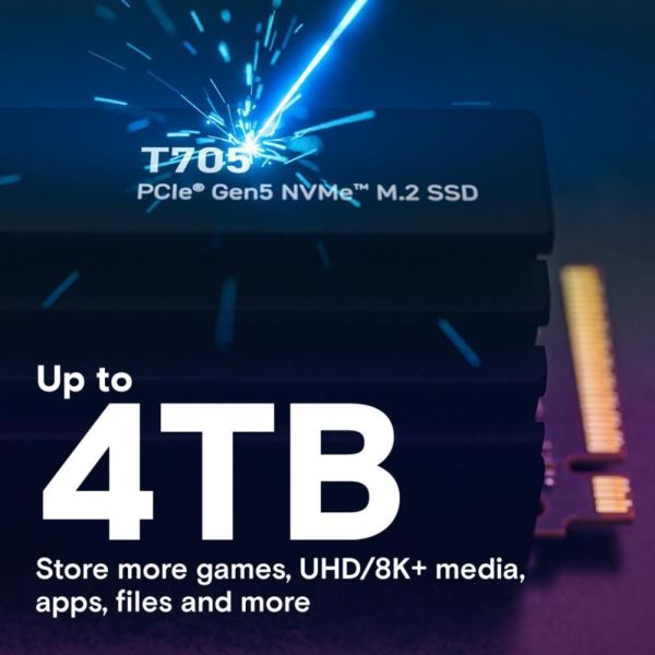 SSD накопитель Crucial T705 1 TB (CT1000T705SSD5) фото №4