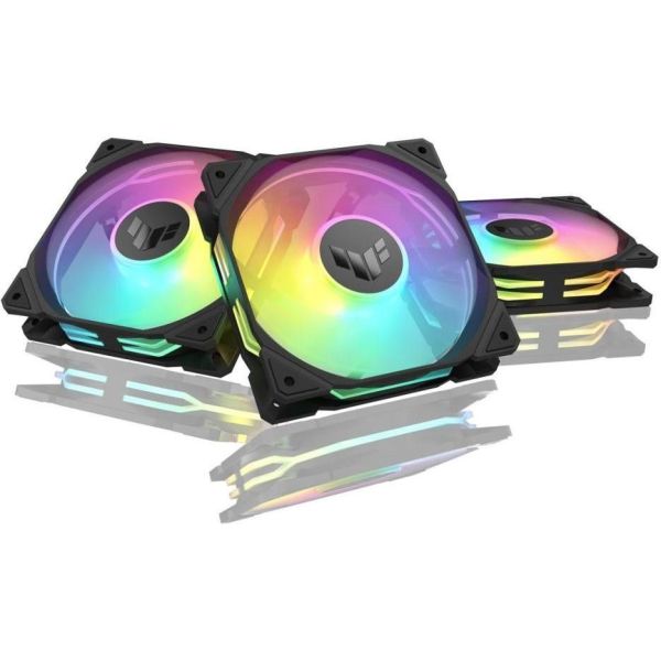 Вентилятор ASUS TUF Gaming TR120 ARGB Reverse Black (90DA00D0-B09000) фото №8