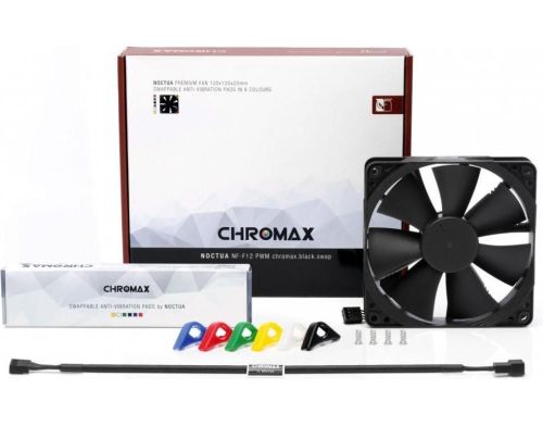 Вентилятор Noctua NF-F12 PWM chromax.black.swap фото №3