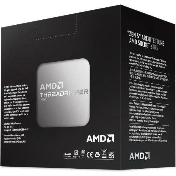 Процесор AMD Ryzen Threadripper PRO 9975WX (100-000000723WOF) фото №2