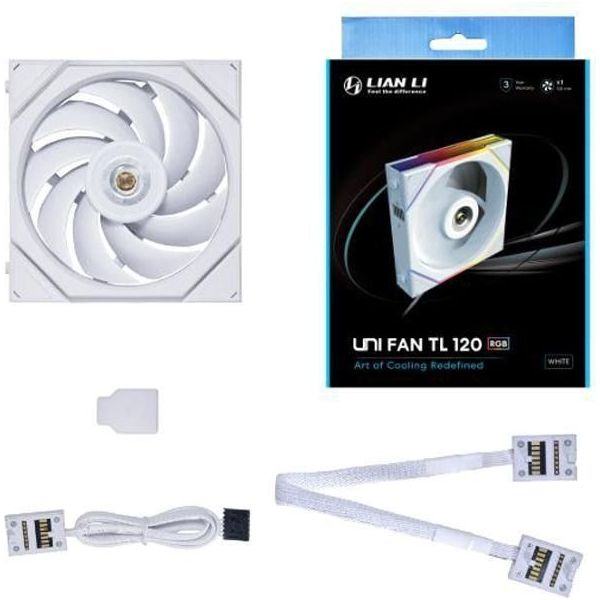 Вентилятор Lian Li Uni Fan TL 120 White (G99.12TL1W.00) фото №3
