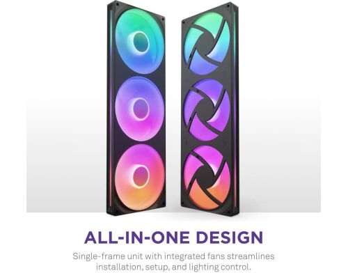 Вентилятор NZXT F420 RGB Core Black (RF-U42HF-B1) фото №2