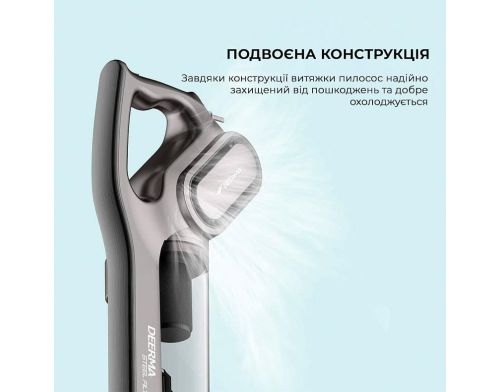 Пылесос 2в1 (вертикальный+ручной) Deerma Suction Vacuum Cleaner DX700S фото №3