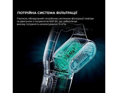 Пылесос 2в1 (вертикальный+ручной) Deerma Suction Vacuum Cleaner DX700S фото №7