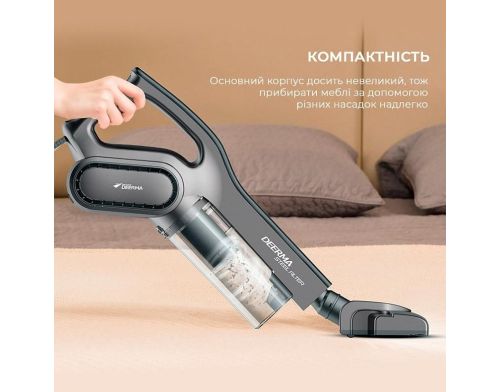 Пылесос 2в1 (вертикальный+ручной) Deerma Suction Vacuum Cleaner DX700S фото №10