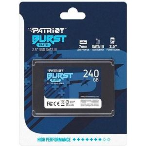 SSD накопитель PATRIOT Burst Elite 240 GB (PBE240GS25SSDR)