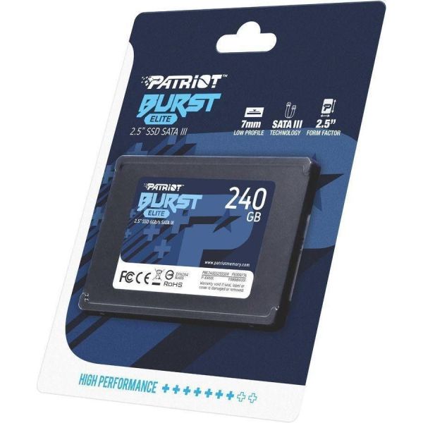 SSD накопитель PATRIOT Burst Elite 240 GB (PBE240GS25SSDR) фото №3