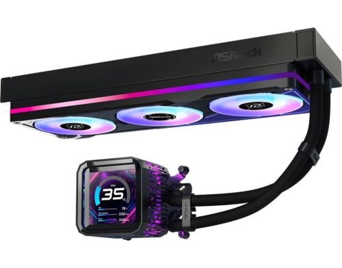 Водяное охлаждение ASRock Phantom Gaming 360 LCD фото №3