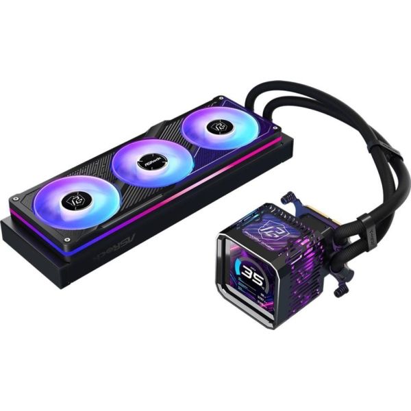 Водяное охлаждение ASRock Phantom Gaming 360 LCD фото №4