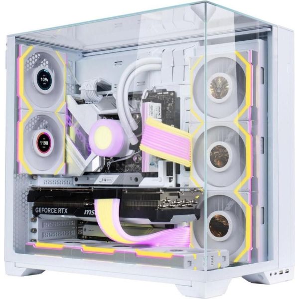 Вентилятор Lian Li Uni Fan SL Wireless LCD 120 Reverse Blade White (G99.12RSLLCD1W1W.00) фото №7