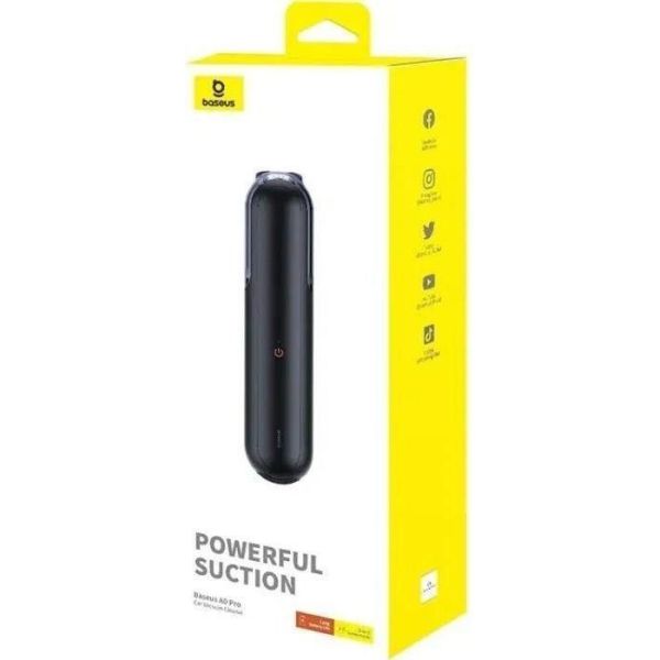 Ручной пылесос/Автомобильный пылесос Baseus A0 Pro Car Vacuum Cleaner Cluster Black (C30466500111-00) фото №7