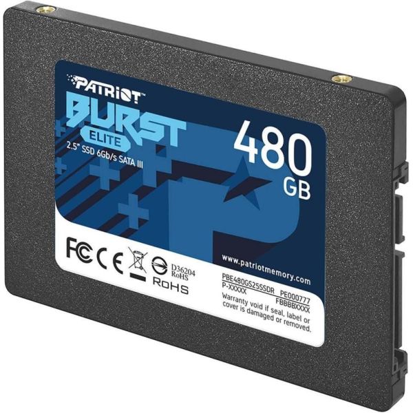 SSD накопитель PATRIOT Burst Elite 480 GB (PBE480GS25SSDR) фото №3