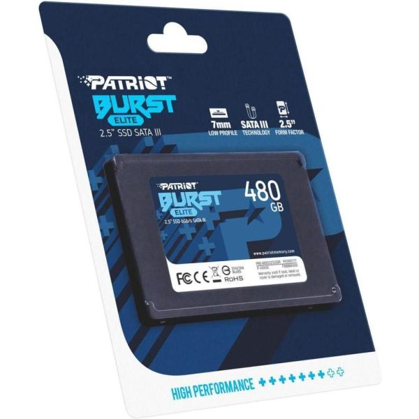 SSD накопитель PATRIOT Burst Elite 480 GB (PBE480GS25SSDR) фото №4