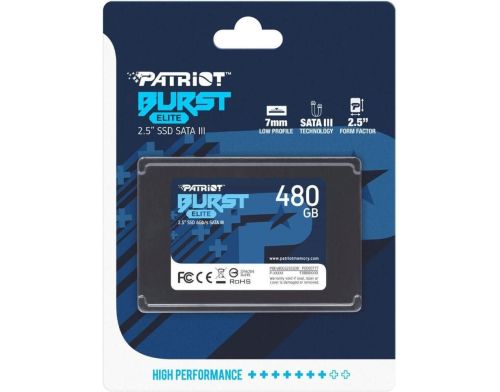 SSD накопитель PATRIOT Burst Elite 480 GB (PBE480GS25SSDR) фото №5