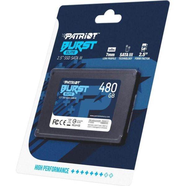 SSD накопитель PATRIOT Burst Elite 480 GB (PBE480GS25SSDR) фото №6