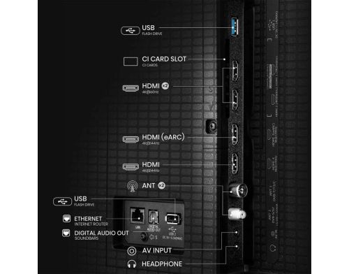 Телевізор Hisense 50E8Q фото №8
