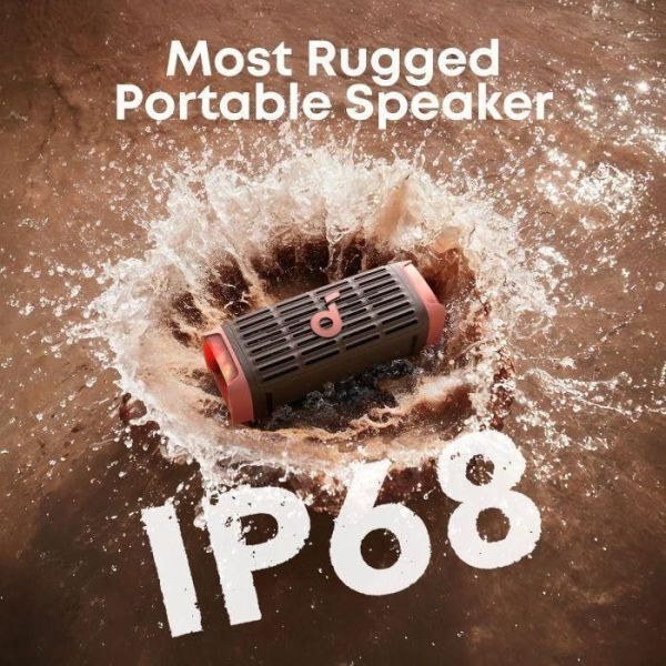 Портативная колонка Anker SoundCore Boom 3i Brown (D5100080) фото №10