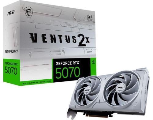 Видеокарта MSI GeForce RTX 5070 12G VENTUS 2X OC WHITE (912-V532-004, G5070-12V2CW) фото №6