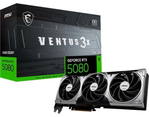 Видеокарта MSI GeForce RTX 5080 16G VENTUS 3X OC фото №7