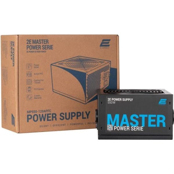 Блок питания 2E Master Power 550W (2E-MP550-120APFC) фото №3