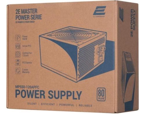 Блок питания 2E Master Power 550W (2E-MP550-120APFC) фото №7