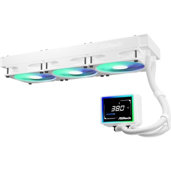 Водяное охлаждение ASRock Challenger White 360 ​​Digital фото №3