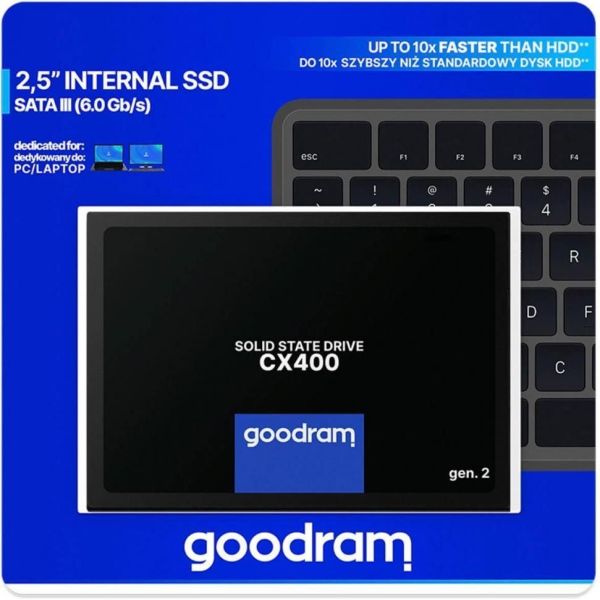 SSD накопитель GOODRAM CX400 Gen.2 256 GB (SSDPR-CX400-256-G2) фото №6