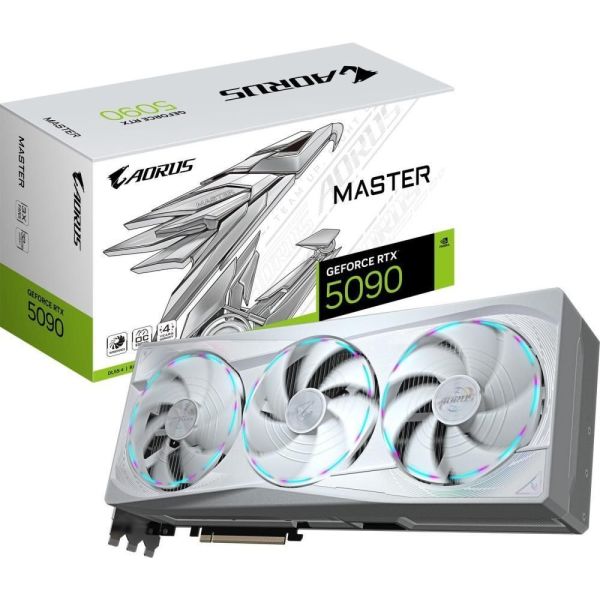 Видеокарта GIGABYTE AORUS GeForce RTX 5090 MASTER ICE 32G (GV-N5090AORUSM ICE-32GD) фото №10