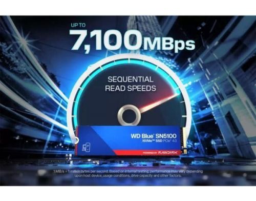 SSD накопитель WD Blue SN5100 1 TB (WDS100T5B0E-00CPE0) фото №2