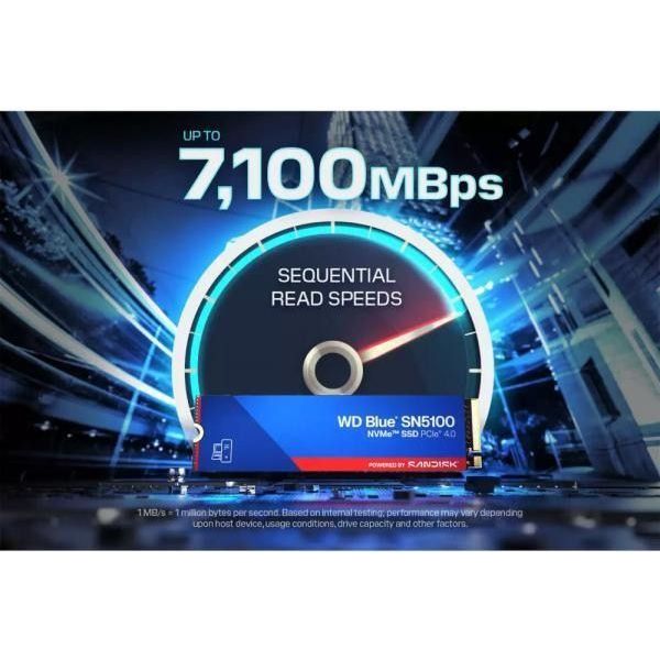SSD накопитель WD Blue SN5100 1 TB (WDS100T5B0E-00CPE0) фото №2